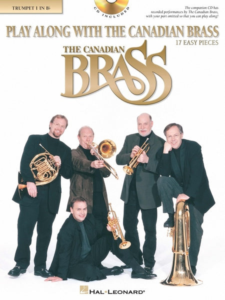 PLAY ALONG WITH THE CANADIAN BRASS TRUMPET 1 BK/OLA