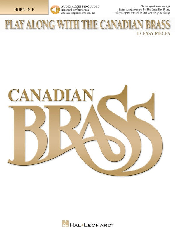 CANADIAN BRASS PLAY ALONG F HORN BK/OLA
