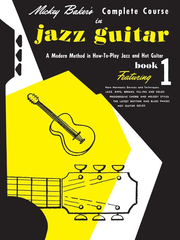MICKEY BAKER COMP COURSE IN JAZZ GUITAR BK 1