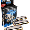 Hohner Blues Harp 3-Pce Harmonica Pro Pack in the Keys C, G, A