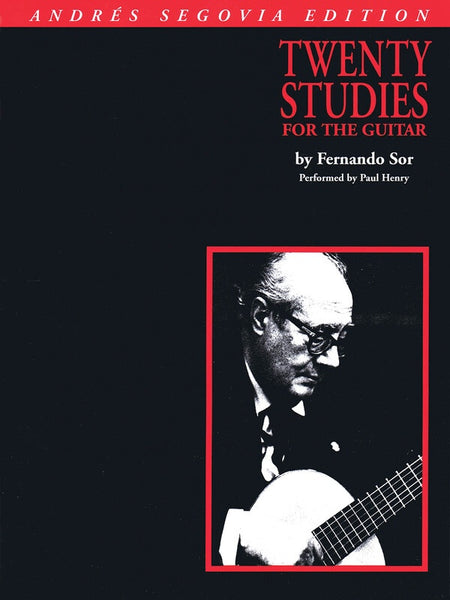 SOR - 20 STUDIES FOR GUITAR BOOK ONLY
