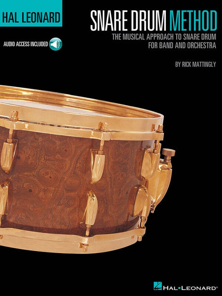 HAL LEONARD SNARE DRUM METHOD BK/OLA