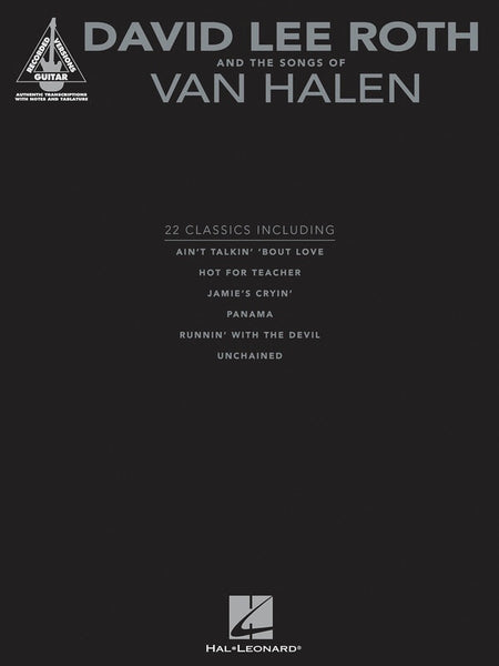 DAVID LEE ROTH AND THE SONGS OF VAN HALEN GTR TA