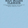 BUDGET BOOKS ROCK GUITAR CLASSICS GUITAR TAB