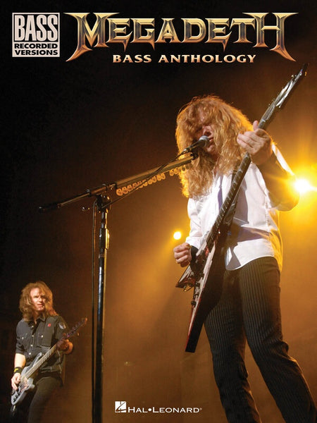 MEGADETH BASS ANTHOLOGY RECORDED VERSIONS