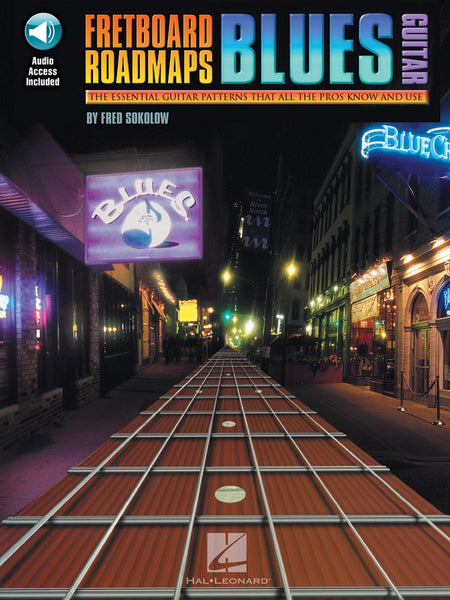 FRETBOARD ROADMAPS BLUES GUITAR BK/OLA