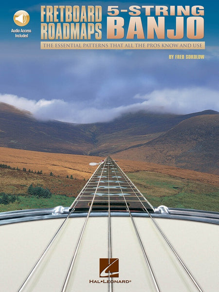 FRETBOARD ROADMAPS 5 STRING BANJO BK/OLA