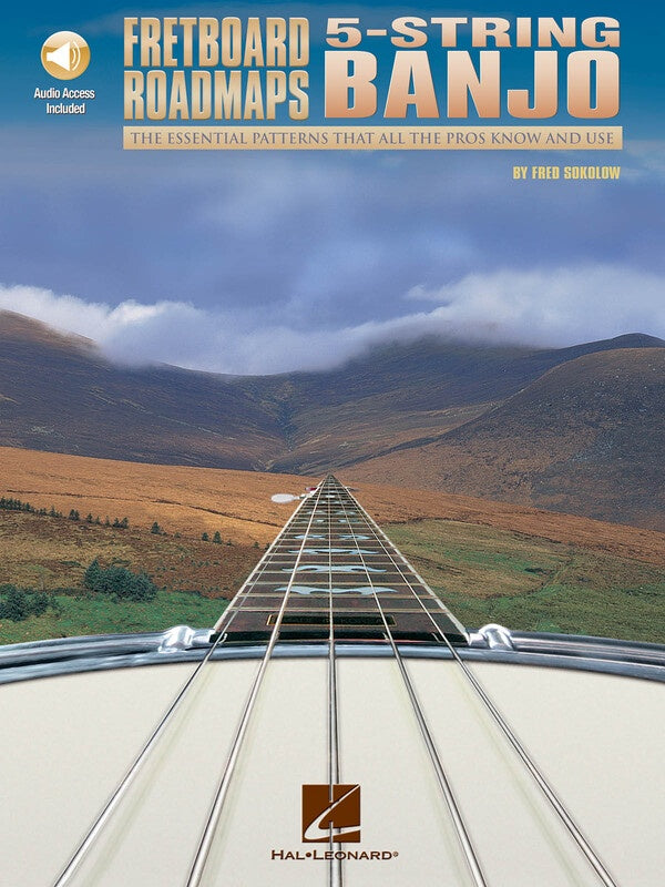 FRETBOARD ROADMAPS 5 STRING BANJO BK/OLA