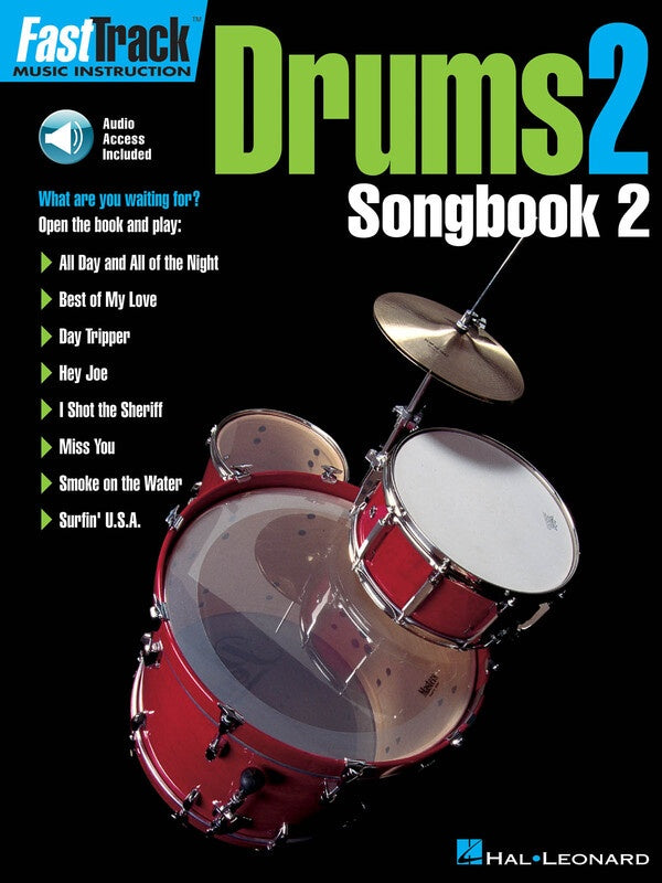 FASTTRACK DRUMS SONGBOOK 2 LEVEL 2 BK/OLA
