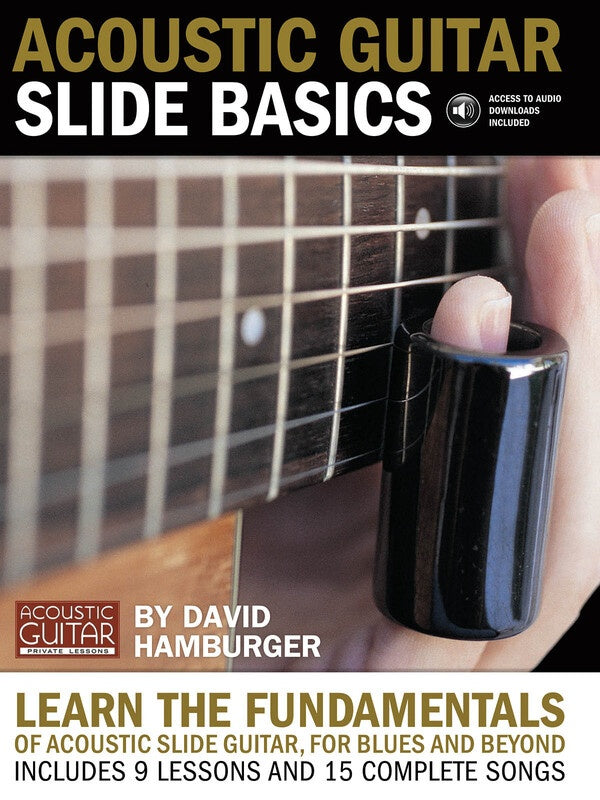 ACOUSTIC GUITAR SLIDE BASICS BK/OLA