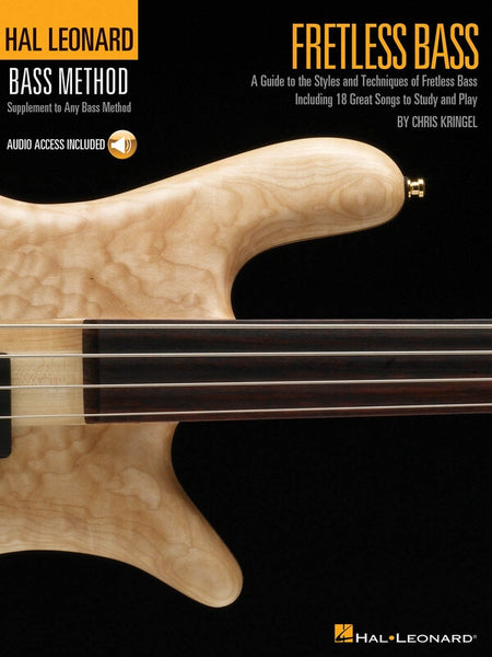 HL BASS METHOD FRETLESS BASS BK/CD