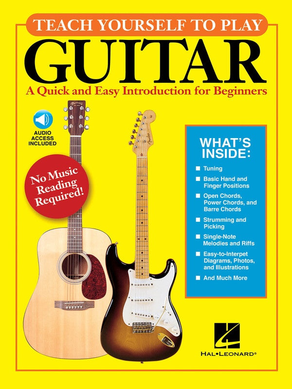 TEACH YOURSELF TO PLAY GUITAR BK/OLA