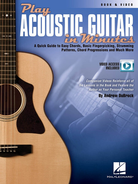 PLAY ACOUSTIC GUITAR IN MINUTES BK/DVD
