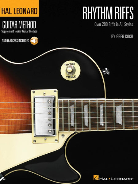 HL GUITAR METHOD RHYTHM RIFFS BK/OLA