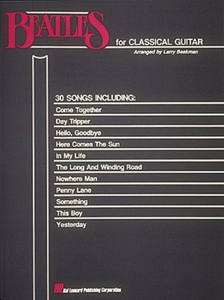 BEATLES FOR CLASSICAL GUITAR ARR BEEKMAN