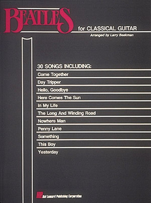 BEATLES FOR CLASSICAL GUITAR ARR BEEKMAN