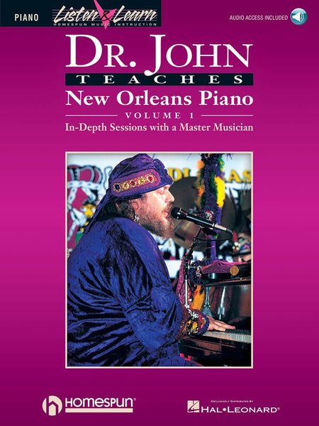 DR JOHN TEACHES NEW ORLEANS PIANO VOL 1 BK/OLA