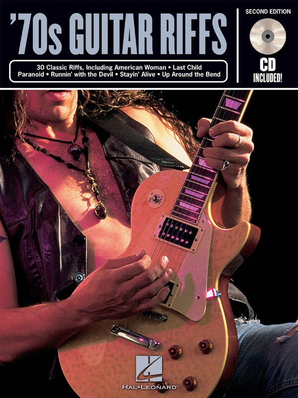 RIFF NOTES 70S GUITAR RIFFS BK/CD 2ND EDITION