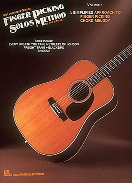 HAL LEONARD GUITAR FINGER PICKING SOLOS BK 1 GTR
