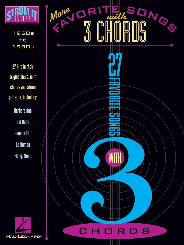 MORE FAVORITE SONGS WITH 3 CHORDS STRUM IT GUITAR