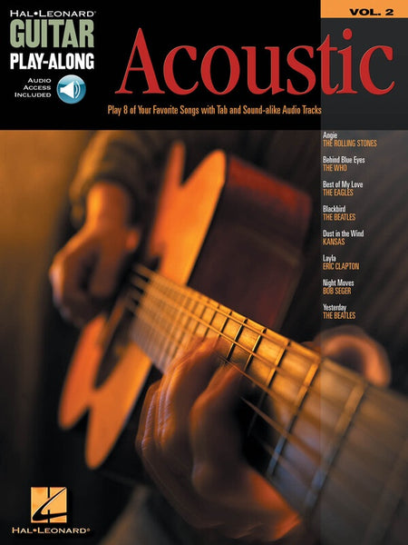 ACOUSTIC GUITAR PLAYALONG V2 BK/OLA