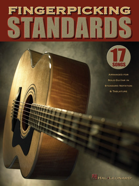 FINGERPICKING STANDARDS 17 SONGS GUITAR TAB/NOTES