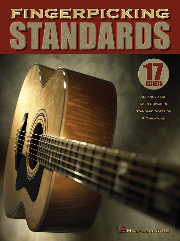 FINGERPICKING STANDARDS 17 SONGS GUITAR TAB/NOTES