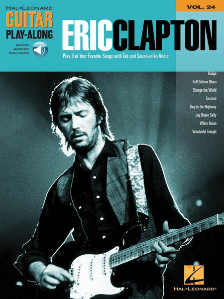 ERIC CLAPTON GUITAR PLAYALONG V24 BK/OLA