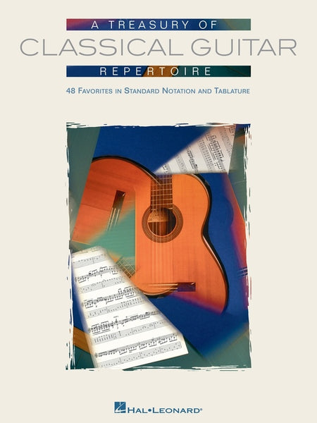 TREASURY OF CLASSICAL GUITAR REPERTOIRE NOTES TAB