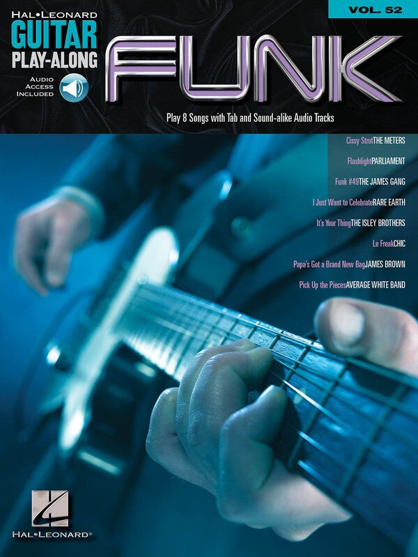 FUNK GUITAR PLAY ALONG BK/CD V52