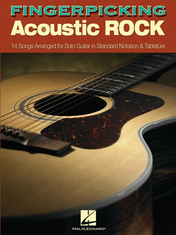 FINGERPICKING ACOUSTIC ROCK 14 SONGS NOTES & TAB