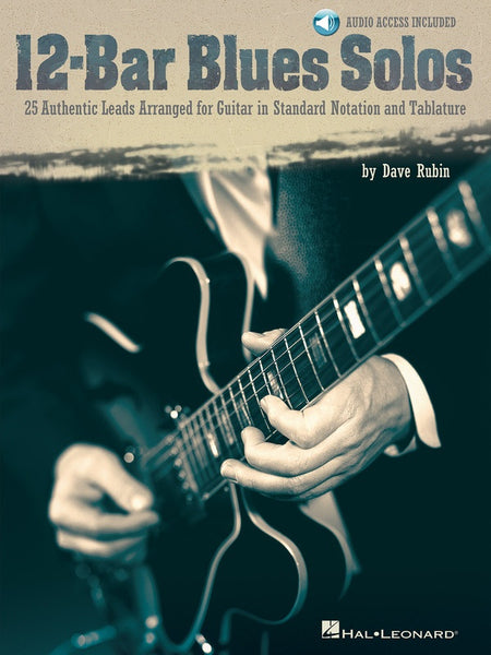 12 BAR BLUES SOLOS FOR GUITAR BK/OLA