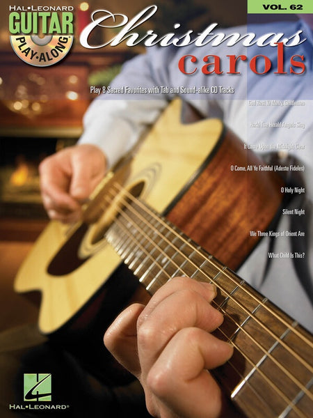 CHRISTMAS CAROLS GUITAR PLAYALONG V62 BK/CD