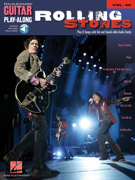 ROLLING STONES GTR PLAY ALONG V66 BK/CD