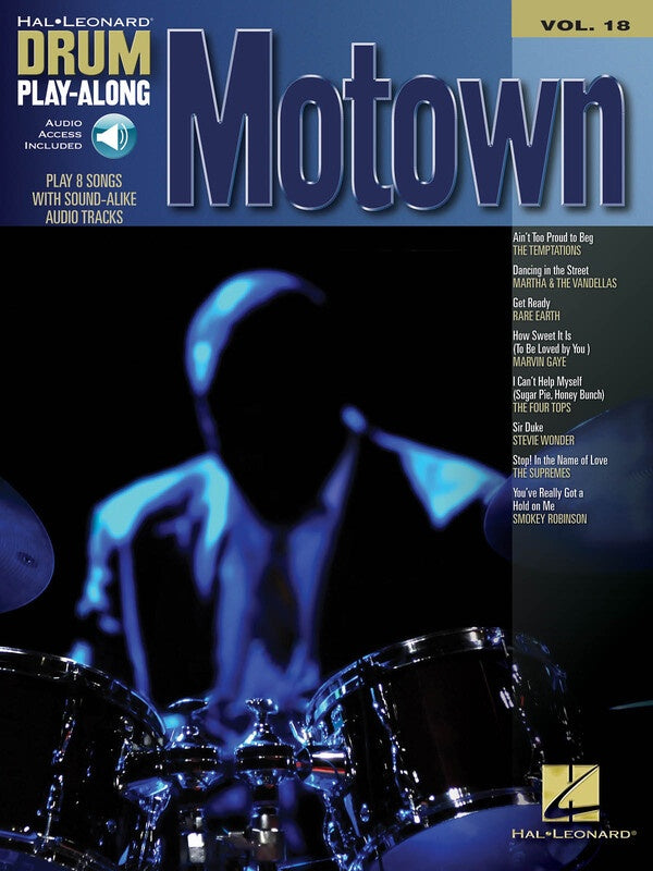 MOTOWN DRUM PLAYALONG V18 BK/OLA