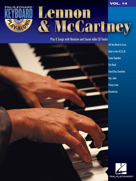LENNON & MCCARTNEY KEYBOARD PLAY ALONG BK/CD V14