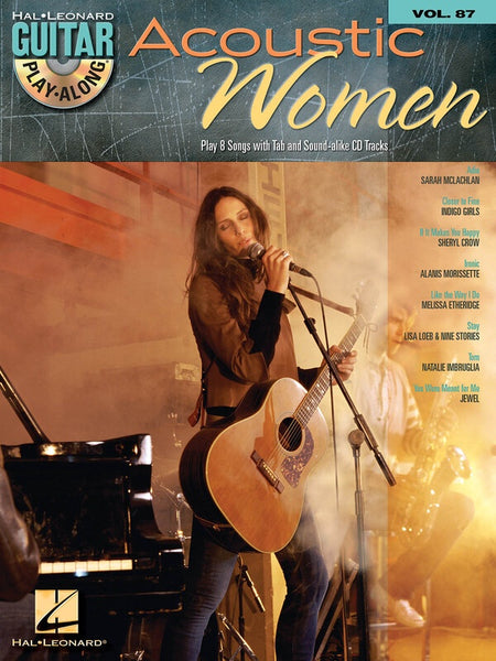 ACOUSTIC WOMEN GUITAR PLAY ALONG BK/CD V87