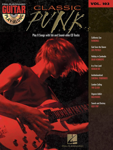 CLASSIC PUNK GUITAR PLAYALONG V102 BK/CD