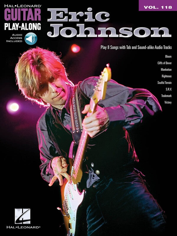 ERIC JOHNSON GUITAR PLAYALONG V118 BK/OLA
