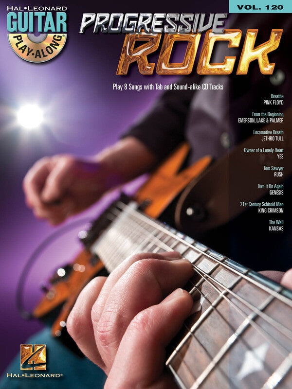 PROGRESSIVE ROCK GUITAR PLAYALONG V120 BK/CD