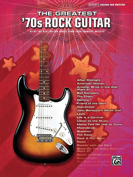 GREATEST 70S ROCK GUITAR GTR TAB