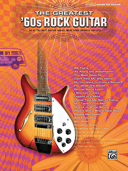 GREATEST 60S ROCK GUITAR GTR TAB