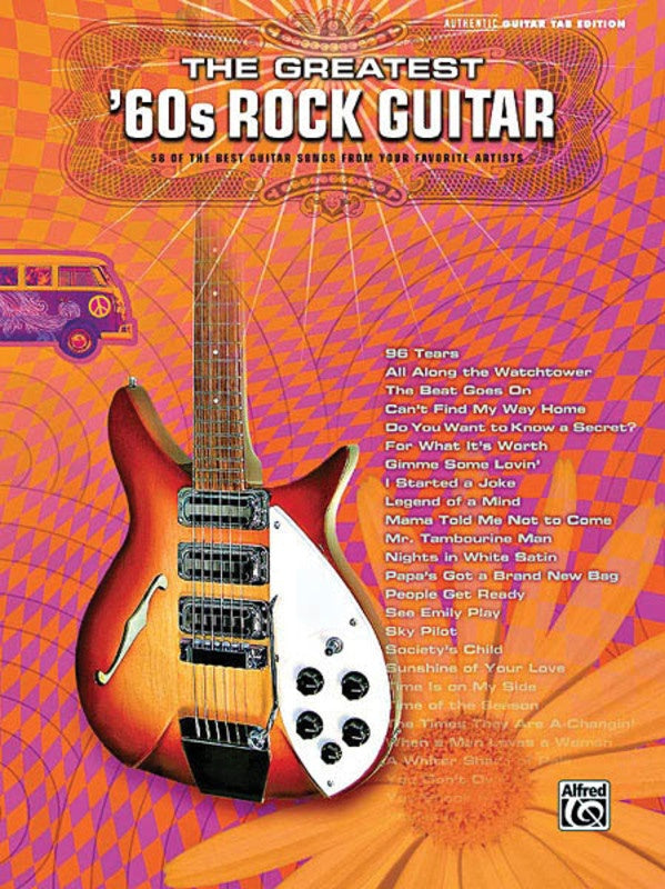 GREATEST 60S ROCK GUITAR GTR TAB