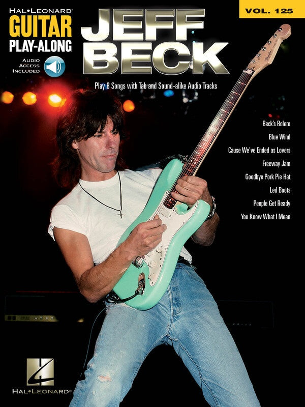 JEFF BECK GUITAR PLAYALONG V125 BK/OLA