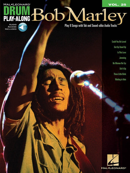 BOB MARLEY DRUM PLAYALONG V25 BK/OLA