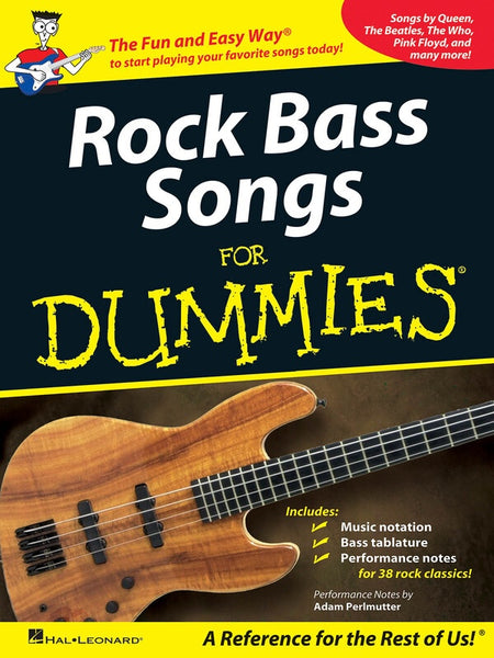 ROCK BASS SONGS FOR DUMMIES