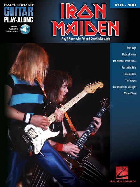 IRON MAIDEN GUITAR PLAYALONG V130 BK/OLA