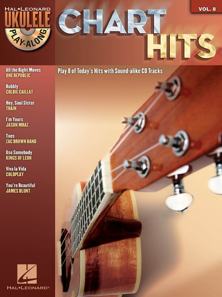CHART HITS UKULELE PLAY ALONG BK/CD V8