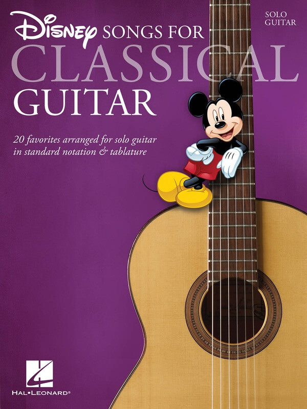 DISNEY SONGS FOR CLASSICAL GUITAR