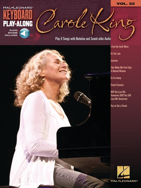 CAROLE KING KEYBOARD PLAY ALONG BK/CD V22